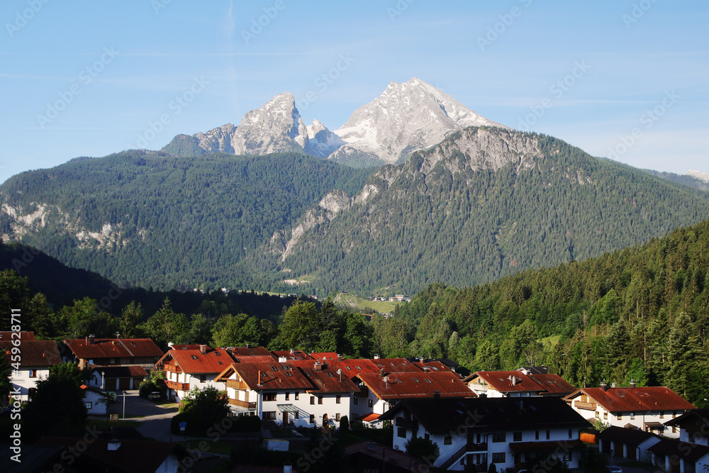 Watzmann mountain from Berchtesgaden, Germany