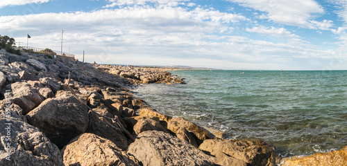 Panorama de la plage de La Franqui  photo