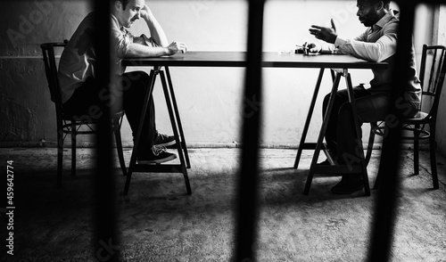 Photography Diverse men talking to each other