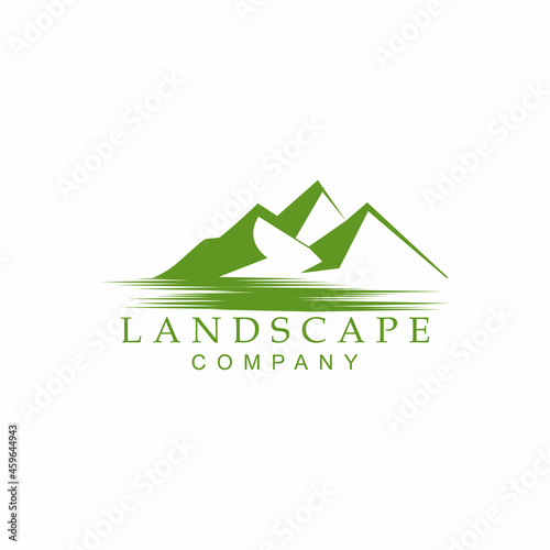 Mountain icon Logo Template Vector illustration design