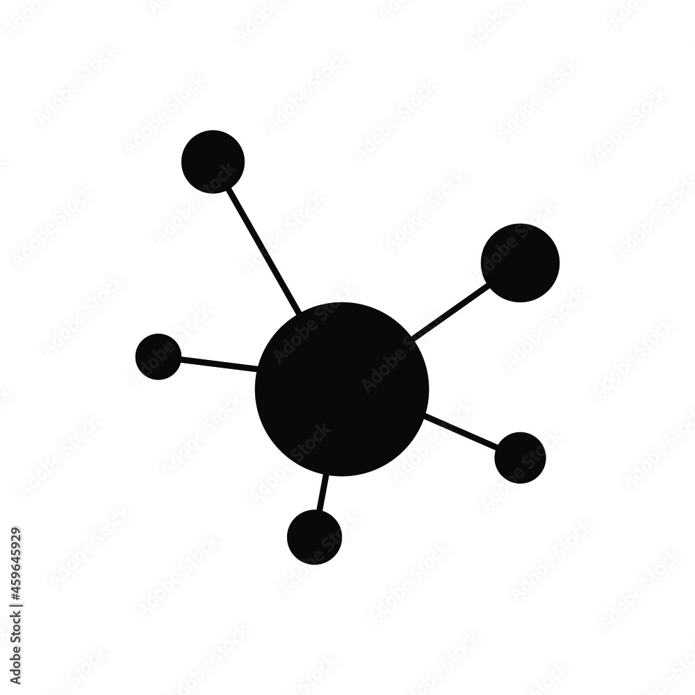 Molecule Icon vector. atom and electron illustration sign. Chemistry symbol or logo. Molecule Icon vector. atom and electron illustration sign. Chemistry symbol or logo.