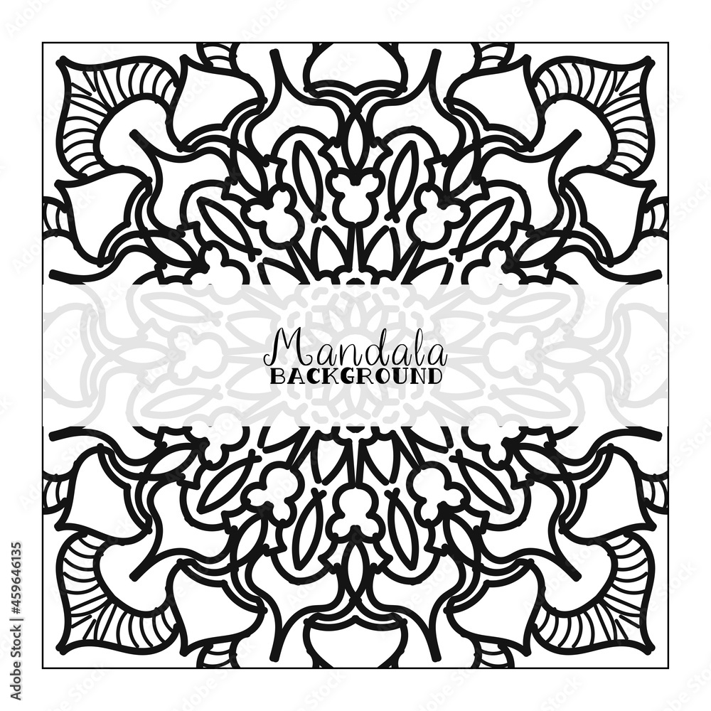 Fototapeta premium Abstract Background with mandala 