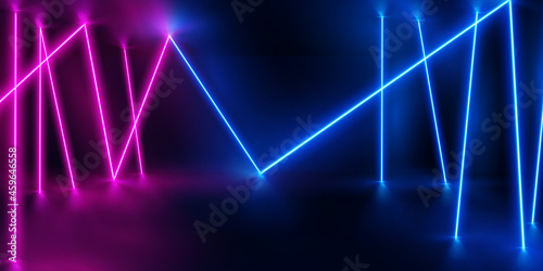 ultraviolet vivid hues neon lights abstract psychedelic background 3D Vector