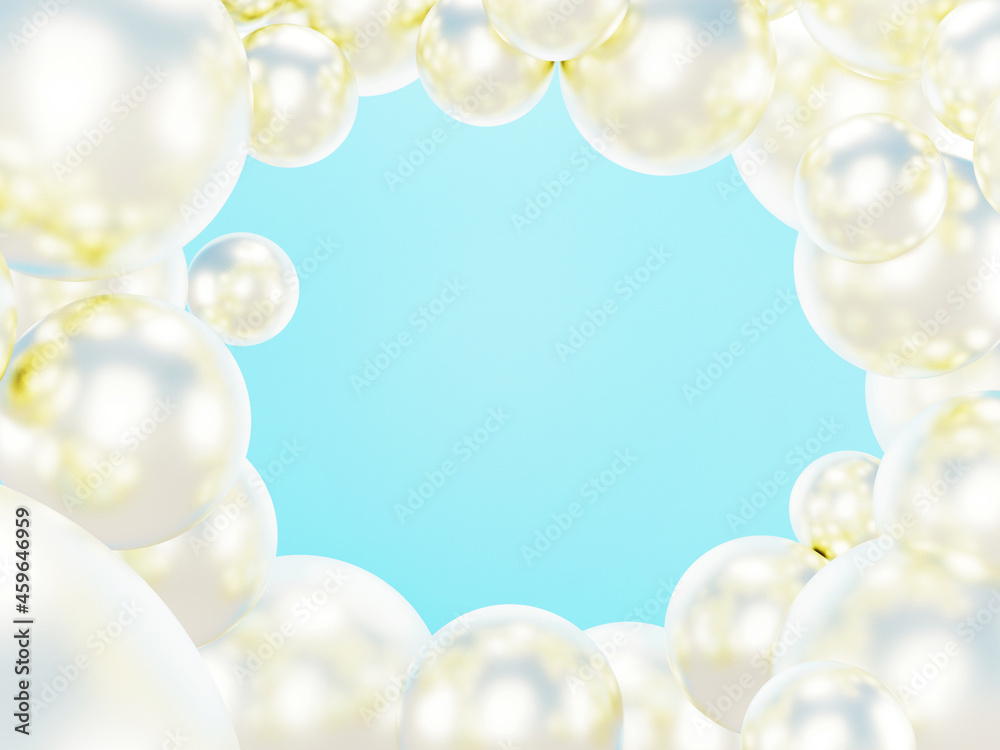 Golden ball. Blue background. 3d abstract background. 3d rendering. Golden ball. Blue background. 3d abstract background. 3d rendering.