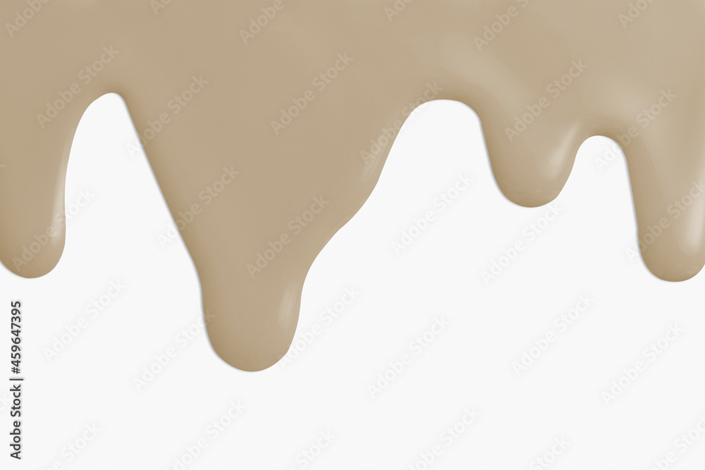 Acrylic dripping paint in beige Acrylic dripping paint in beige