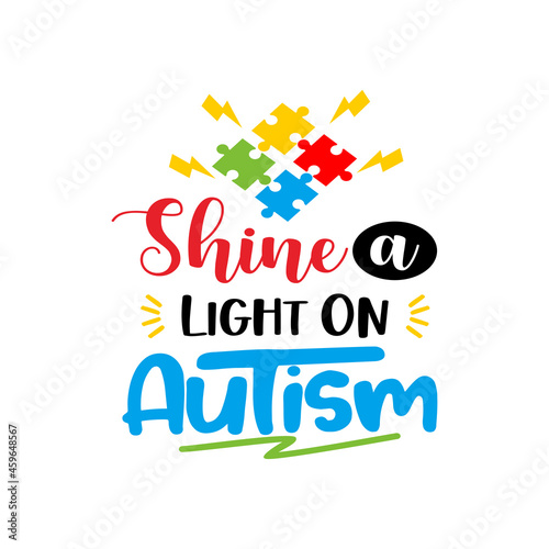 Autism quotes lettering svg vector