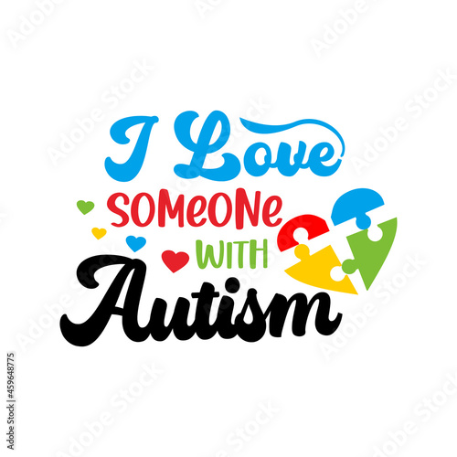 Autism quotes lettering svg vector