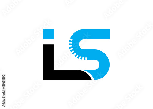 logo letter ILS and negative space shoe photo