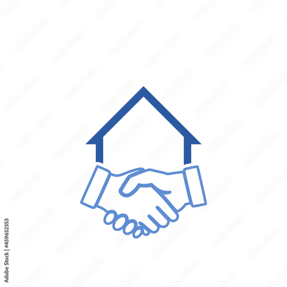 Home Deal Logo Design isolated on white background Home Deal Logo Design isolated on white background