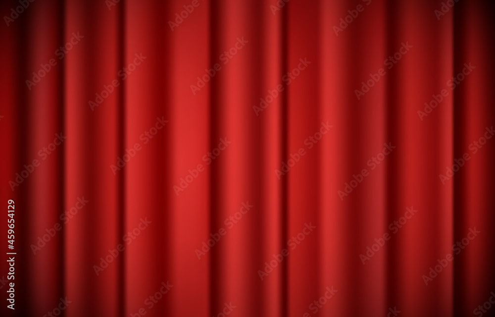 Red theater silk curtain abstract background. Vector Red theater silk curtain abstract background. Vector