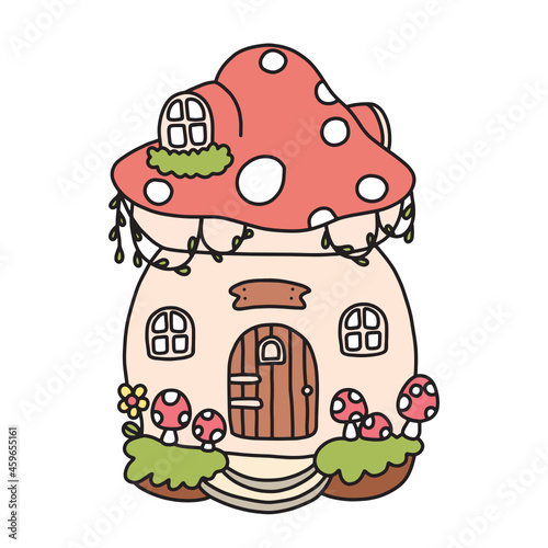Gnome house cartoon svg