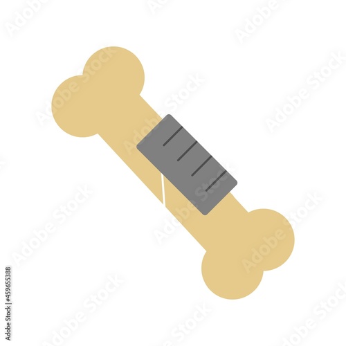 Broken Joint  Vector Flat Icon Design