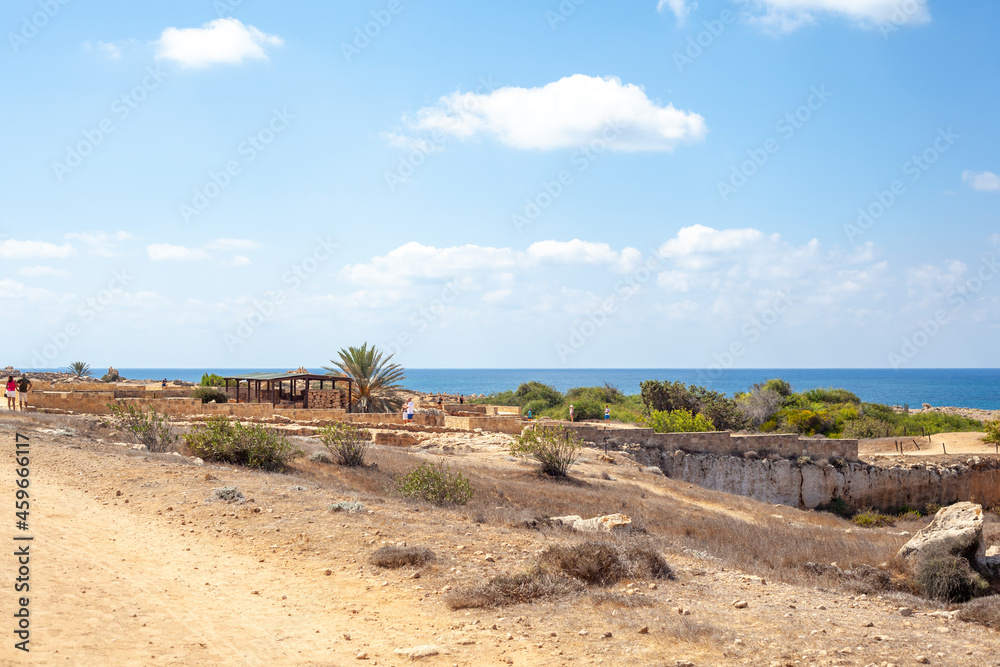 Exterior tomb of the kings in Cyprus