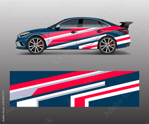 Car wrap design for sport car. Car wrap design for branding  services  company.