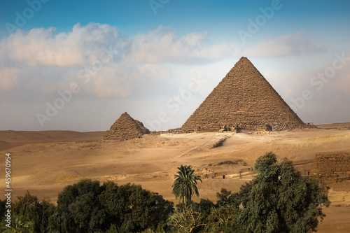 Great Pyramids of Giza  UNESCO World Heritage site  Egypt