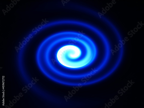 blue light twirl