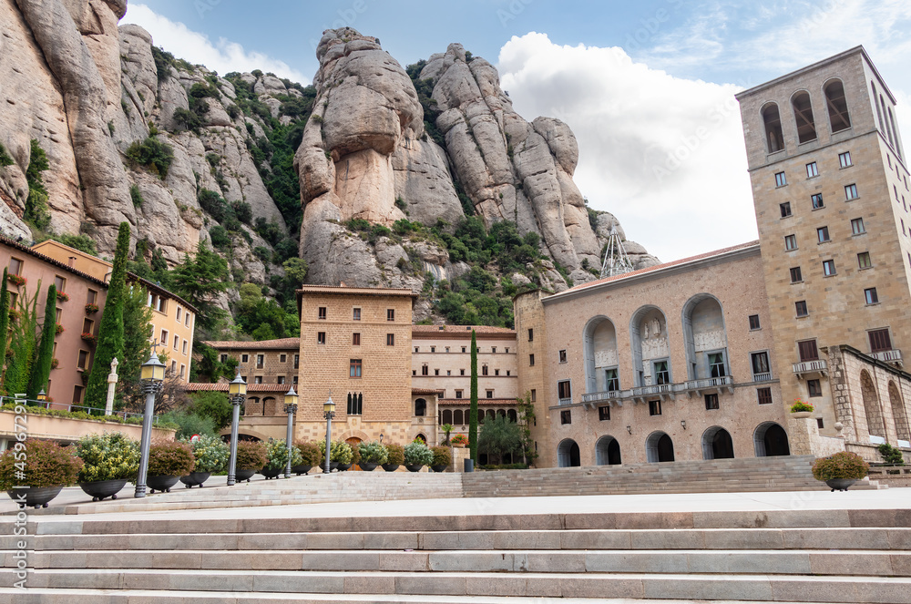 Montserrat Monastery in Barcelona, Catalonia, Spain