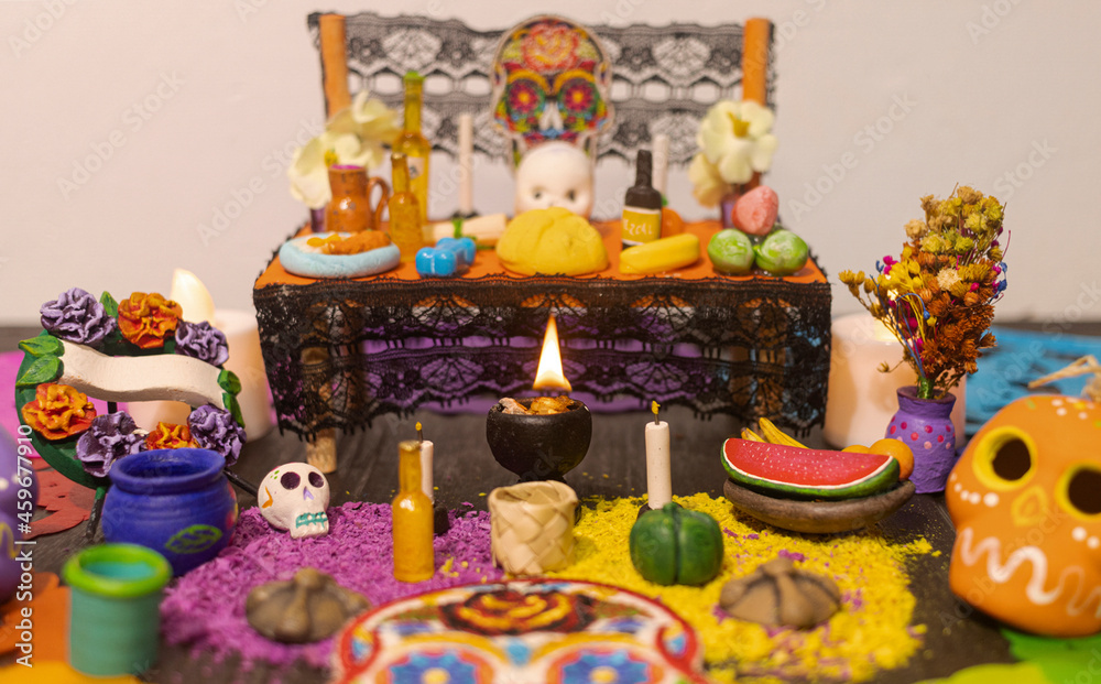 OFRENDA DIA DE MUERTOS MEXICO 