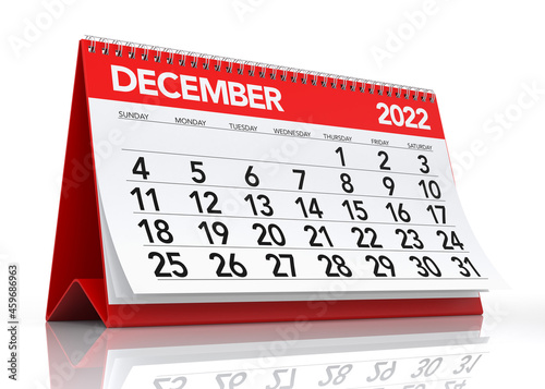 December 2022 Calendar