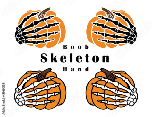 Funny Skeleton Boob Hand Collection Set
