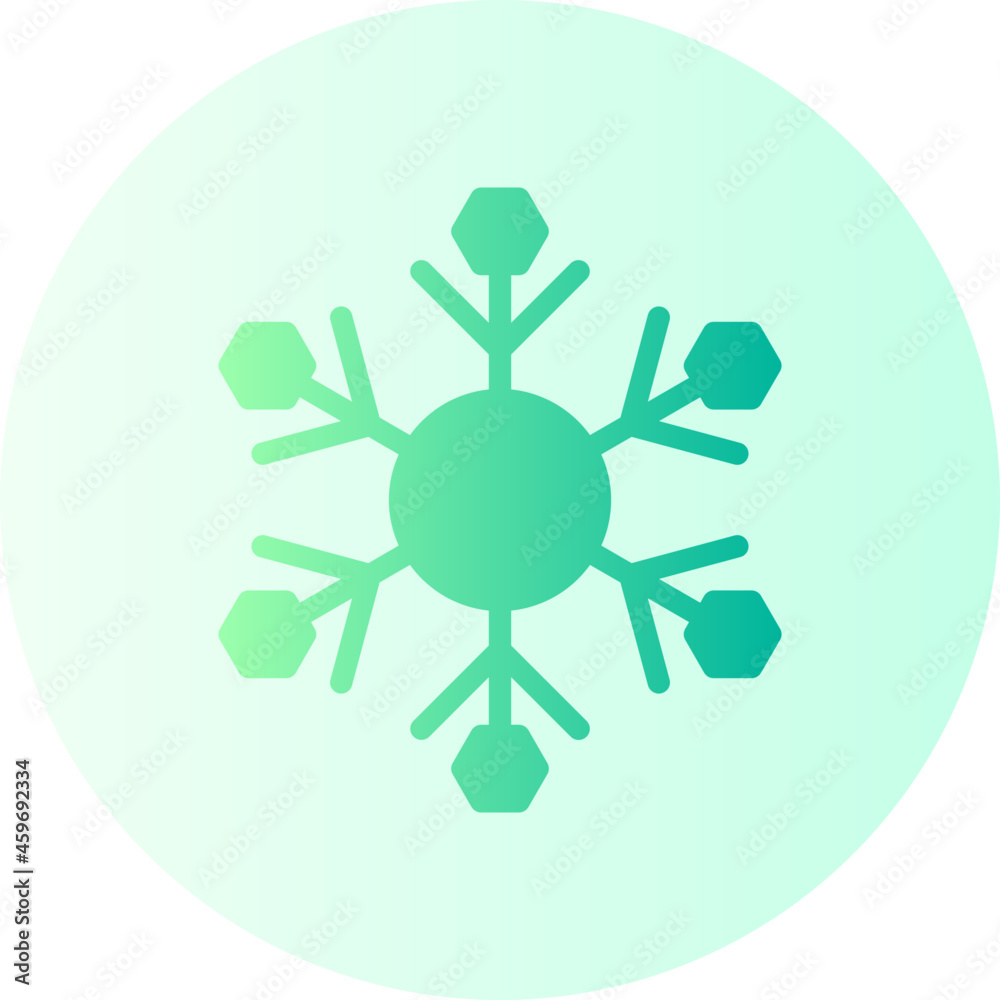 snowflake gradient icon