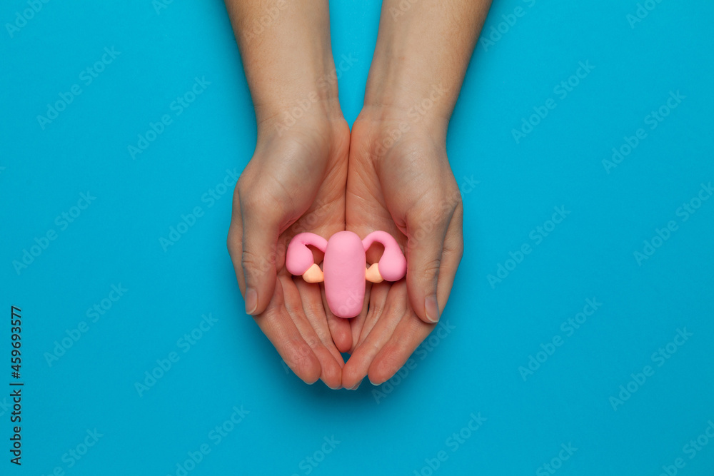 Treatment and prevention of the uterus. The concept of caring for the reproductive system of women, gynecology. Cartoon. Treatment and prevention of the uterus. The concept of caring for the reproductive system of women, gynecology. Cartoon.