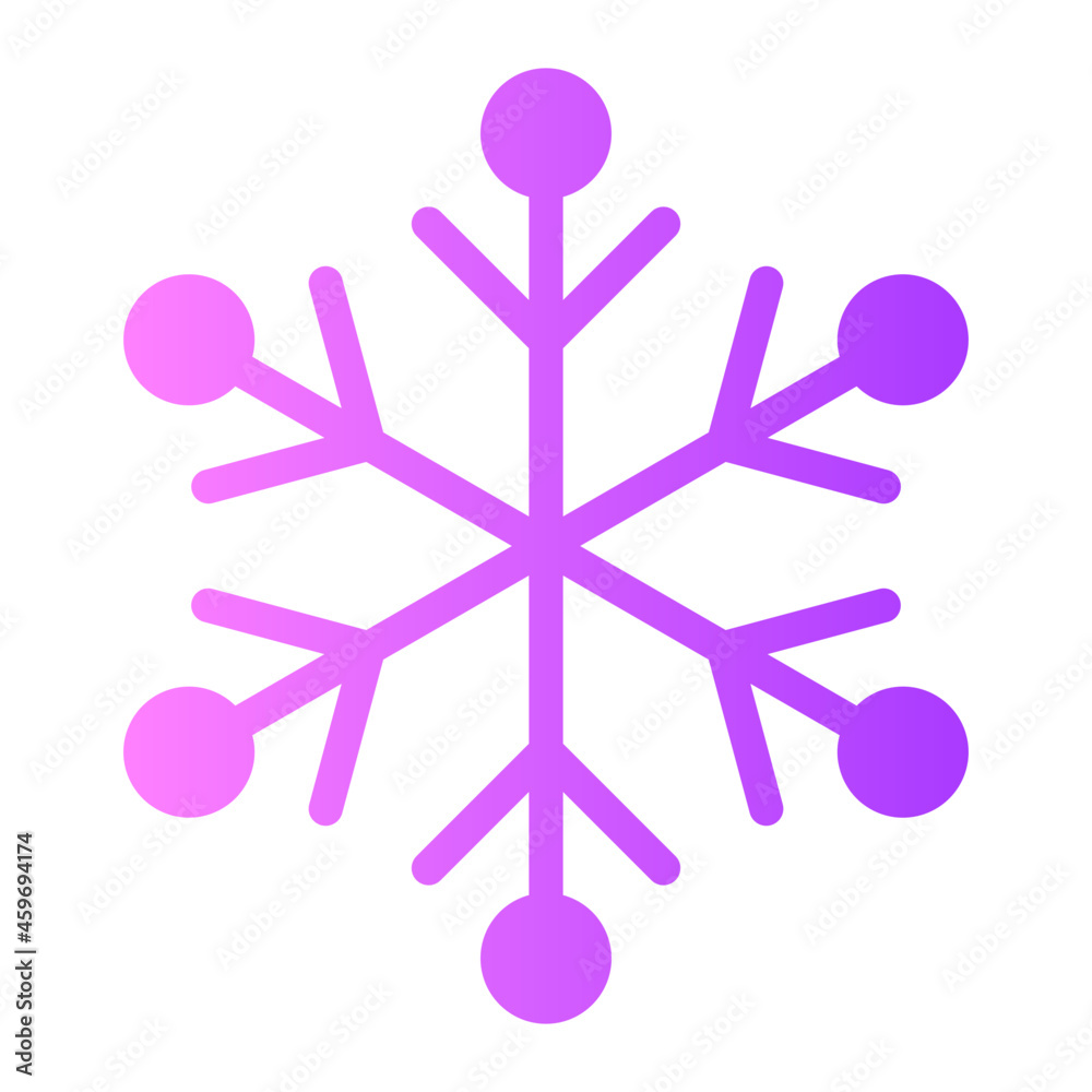 snowflake gradient icon snowflake gradient icon