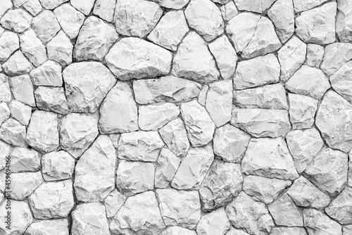 white natural stone wall pattern and background texture