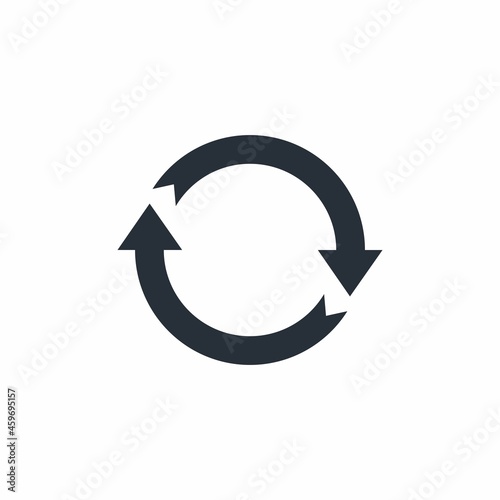 Constant movement. Changes for the better. Vector illustration isolated on white background.