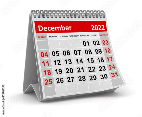 Calendar - December 2022 photo