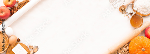 Autumn baking background