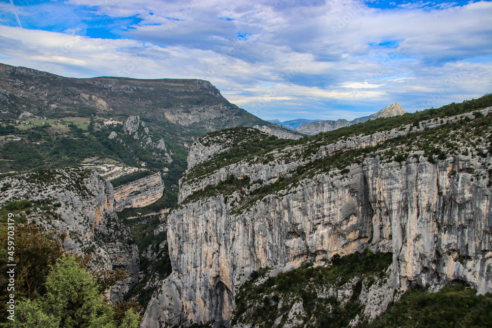 panorama dans les gorges du verdon