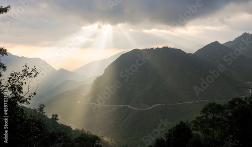 Mountain scenery of Sapa, Northwest Vietnam