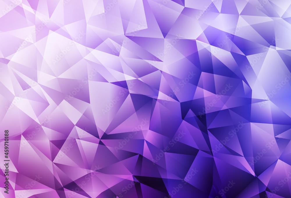 Light Purple, Pink vector abstract polygonal pattern. Light Purple, Pink vector abstract polygonal pattern.