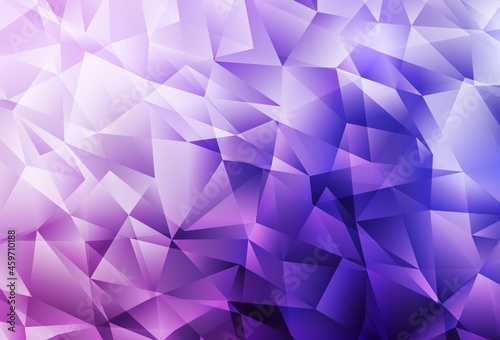Light Purple, Pink vector abstract polygonal pattern.