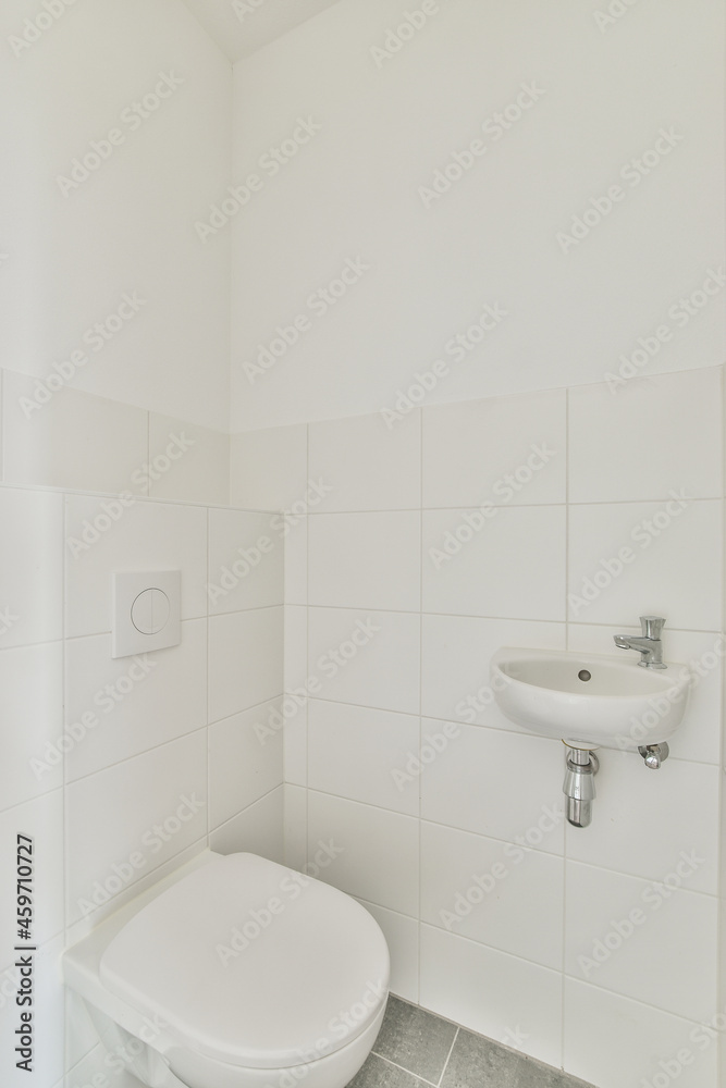 Minimalist style bathroom with toilet Minimalist style bathroom with toilet
