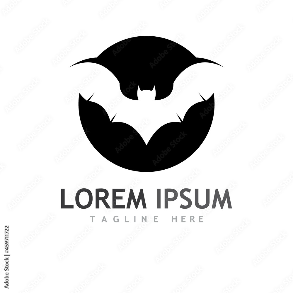 bat vector icon logo template bat vector icon logo template