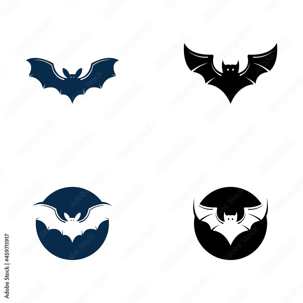 bat vector icon logo template bat vector icon logo template