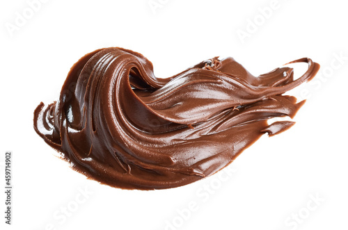 Sweet tasty nutella isolated on white background