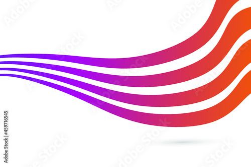 Abstract line background, with gradient color