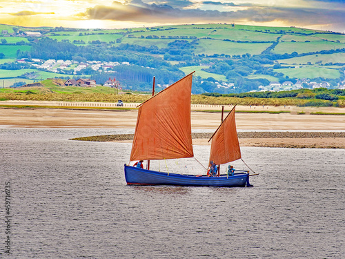 Gaff Rigged Yacht in Aberdovey photo