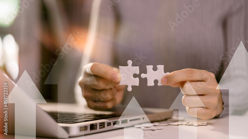person working on computer