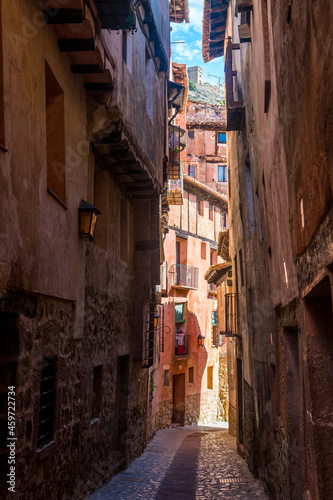 amazing town of albarracin in teruel  Spain