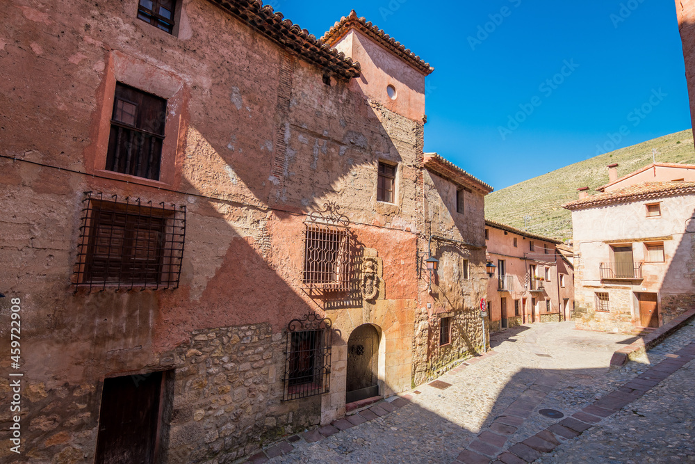 views of albarracin mudejar town in teruel, Spain