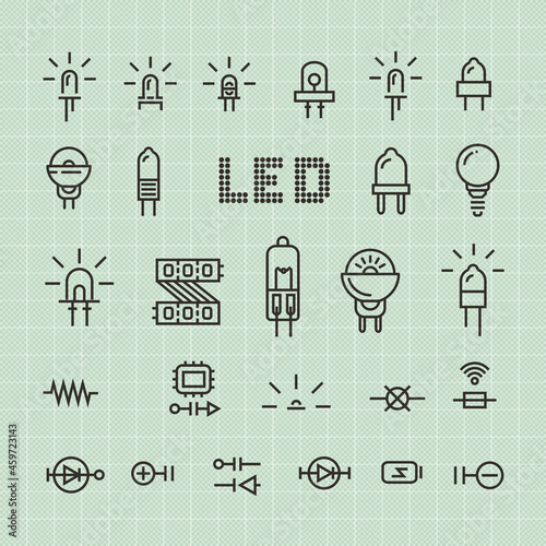 Set of electronic components related