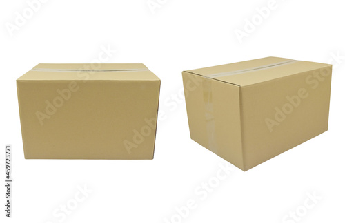 carton box isolated on white background