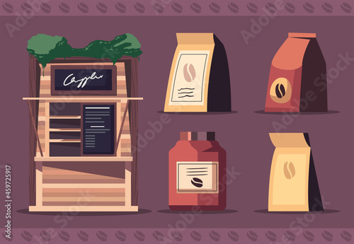 coffee icon group