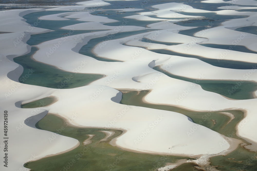 View of Lencois Maranhenses National Park, Brazil View of Lencois Maranhenses National Park, Brazil