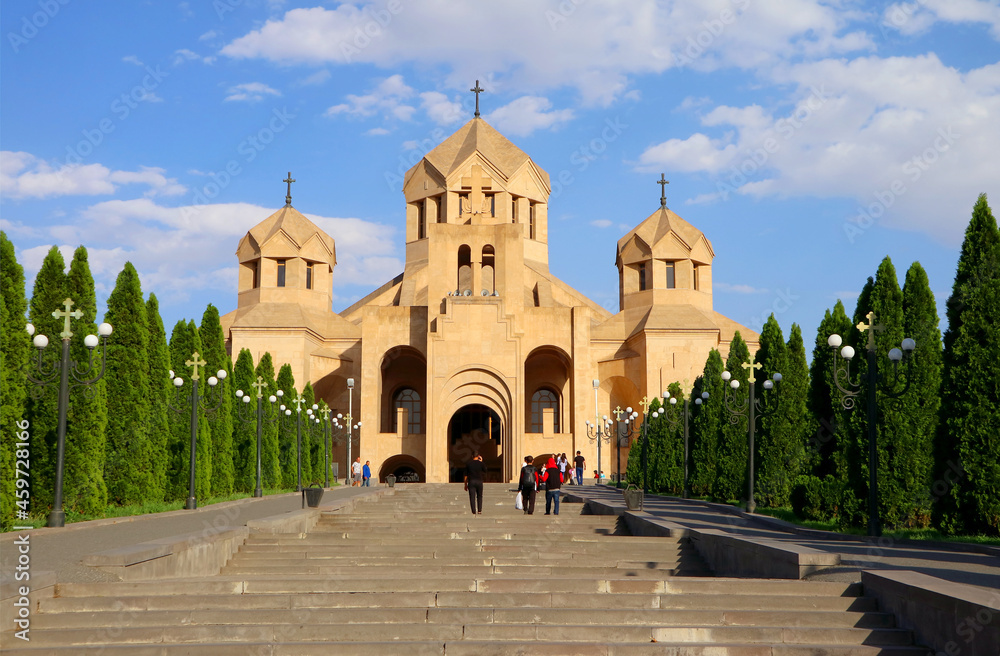Saint Gregory the Illuminator Cathedral or Yerevan Cathedral in Kentron District, Yerevan, Armenia