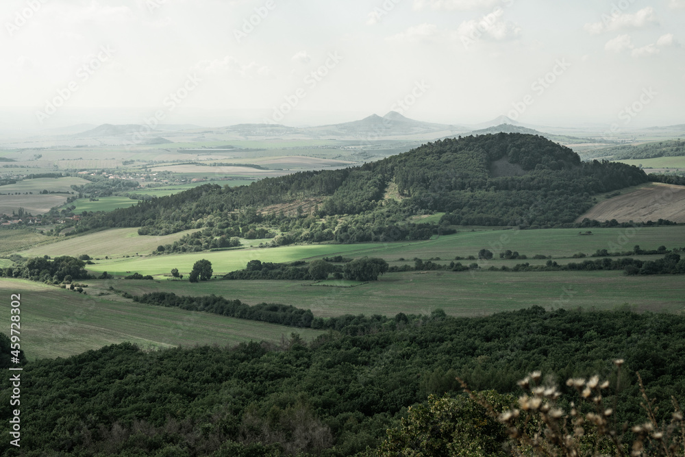 View from ruins of Oltářík, Czech Central Highlands